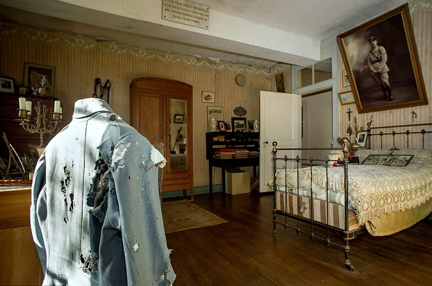 Habitación de un soldado que murió en la primera guerra mundial permanece intacta
