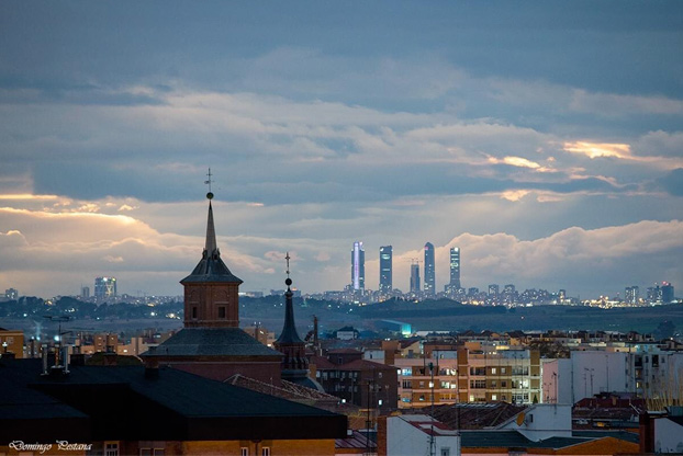 Las Torres de Madrid desde Alcalá de Henares