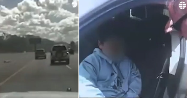 La policía de Utah detiene a un niño de 5 años que conducía un todoterreno. Lo paran y dice que quería ir a California a comprarse un Lamborghini