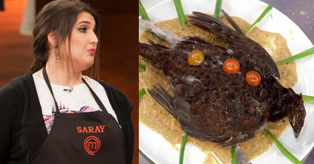 Expulsión fulminante en MasterChef por un plato de perdiz muerta y sin desplumar [Vídeo]