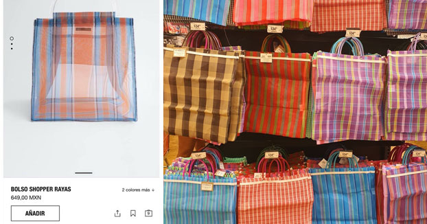 Cachondeo por el bolso ''shopper'' de Zara por su similitud a un bolso de mercado