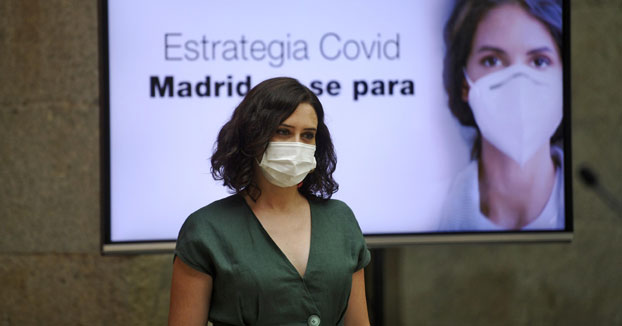 Madrid anuncia el uso obligatorio de mascarillas y una ''Cartilla Covid''