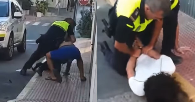 Un joven sin mascarilla escupe y agrede a dos policías locales en Antas, Almería