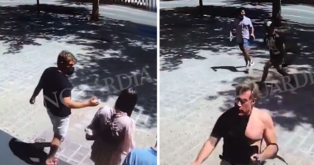 Un grupo de turistas brasileños es víctima de un robo con violencia a plena luz del día en Barcelona