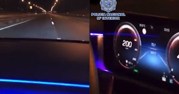 Detenido un joven tras publicar en redes sociales cómo conducía a más de 200 km/h, bailando y soltando las manos