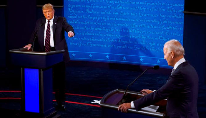 Biden llama a Trump ''payaso'' durante el primer debate electoral