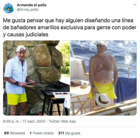 Los mejores memes de la foto de Juan Carlos I junto al hijo de Corinna haciendo una barbacoa