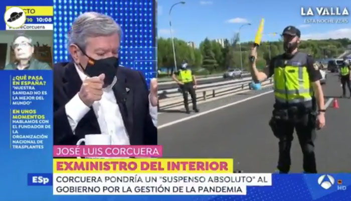 Susto en directo: Al exministro José Luis Corcuera le ha saltado un desfibrilador mientras lo entrevistaba Susanna Griso