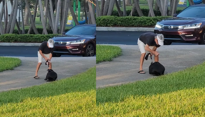 Le quitan el perro después de ser grabado golpeando al animal porque se había escapado de casa