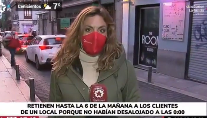 Retienen hasta las 6 de la mañana a los clientes de un local de Madrid porque no habían desalojado a las 0:00