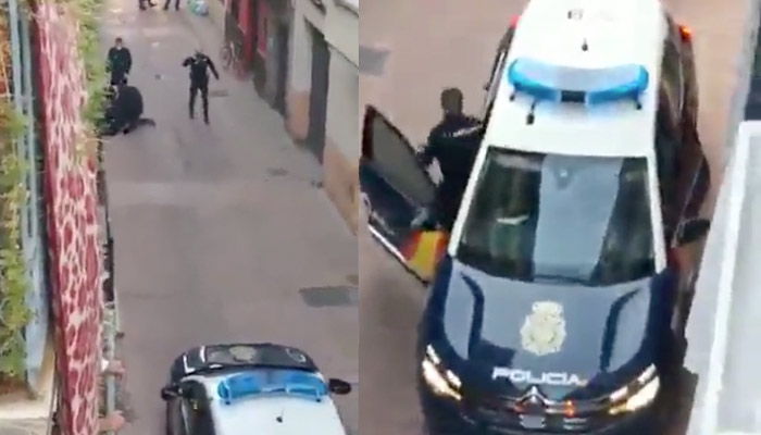 Herido de un disparo después de enfrentarse armado a una patrulla de la Policía Nacional en Zaragoza