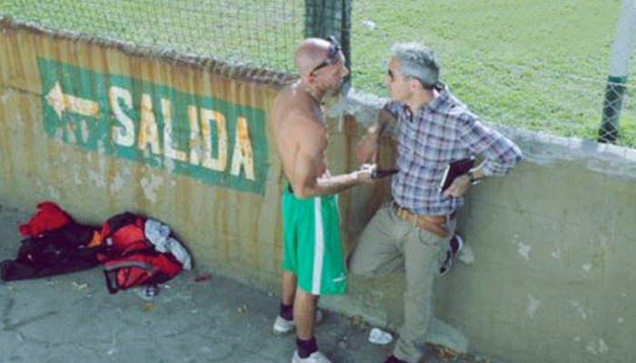 Jon Sistiaga entrevistó hace unos años a el "Chiquitona", jefe de la Barra Brava del Excursionistas