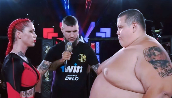 Polémica pelea de MMA entre una luchadora de 63 kilos y un youtuber de 240 kilos: Inesperado KO final