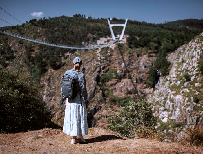 El puente peatonal en suspensión más largo del mundo está en Arouca, muy cerca de Oporto, en Portugal