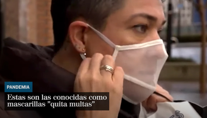 La mascarilla ''quita multas'', el polémico modelo que está de moda y que los expertos desaconsejan