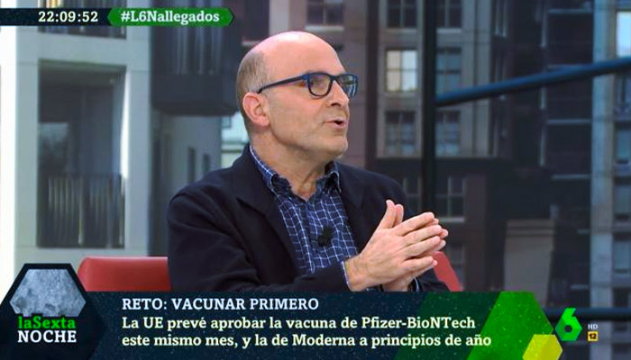 El neurovirólogo José Antonio López: "Pfizer está preparando una vacuna que seguramente se esnifará"