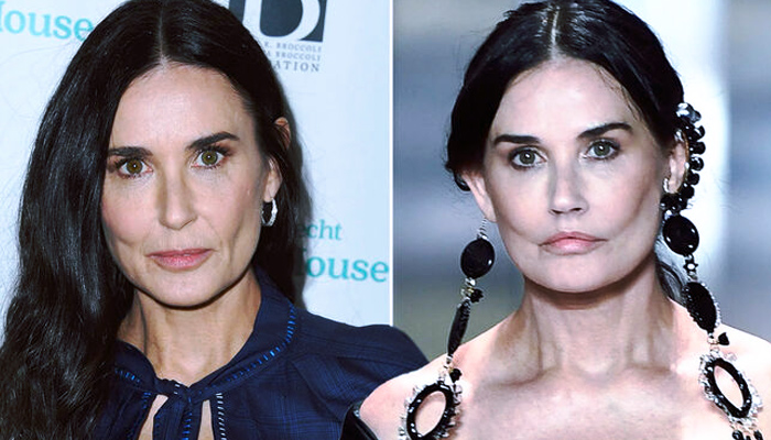 Demi Moore muestra su nuevo aspecto en un desfile tras pasar por el quirófano