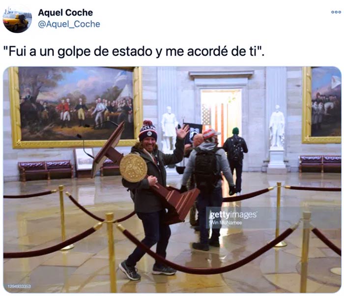 Los mejores memes sobre el asalto al Capitolio de los Estados Unidos