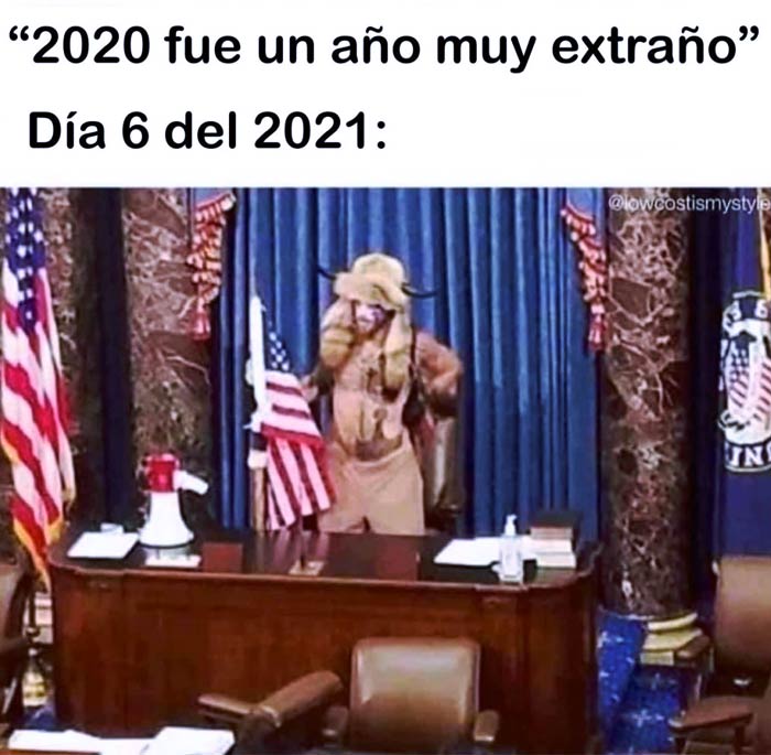 Los mejores memes sobre el asalto al Capitolio de los Estados Unidos