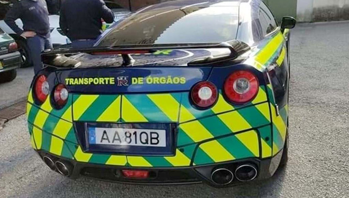 El nuevo coche de la Policía de Portugal para misiones de transporte de órganos