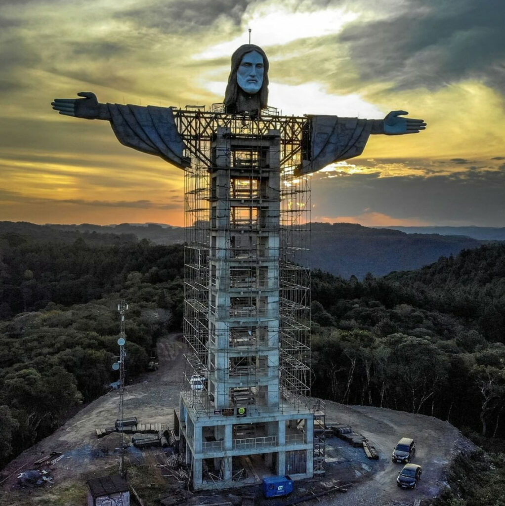 Brasil construye la tercera estatua de Jesús más alta del mundo