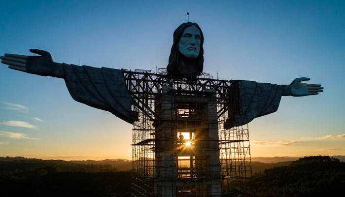 Brasil construye la tercera estatua de Jesús más alta del mundo