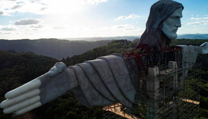 Brasil construye la tercera estatua de Jesús más alta del mundo