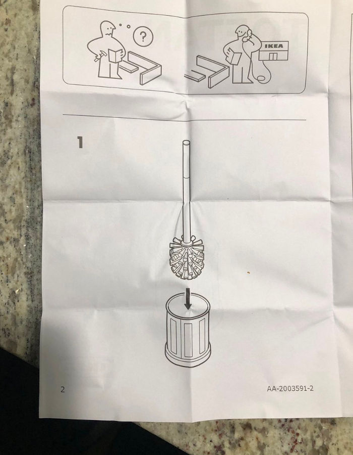 Imaginaros el concepto de nosotros que tendrán en Ikea para que hayan llegado a imprimir esto...