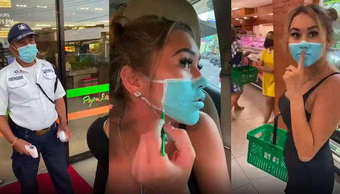Dos influencers se enfrentan a la deportación en Bali después de pintarse una mascarilla en la cara y entrar en un supermercado