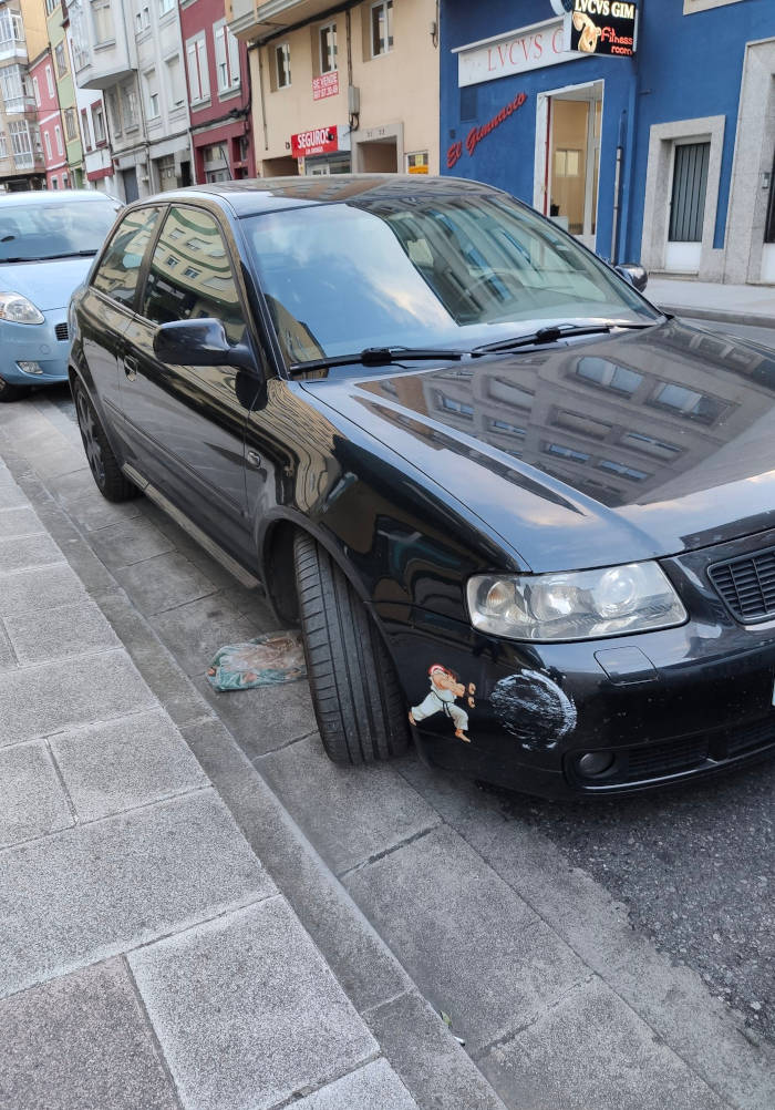 ''Me acabo de encontrar esto en la calle. Mejor manera de disimular un rascazo de toda la p*ta historia''