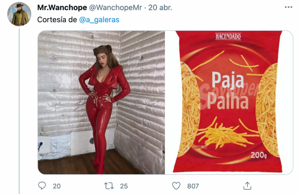 Rosalía como bolsas de patatas del Mercadona