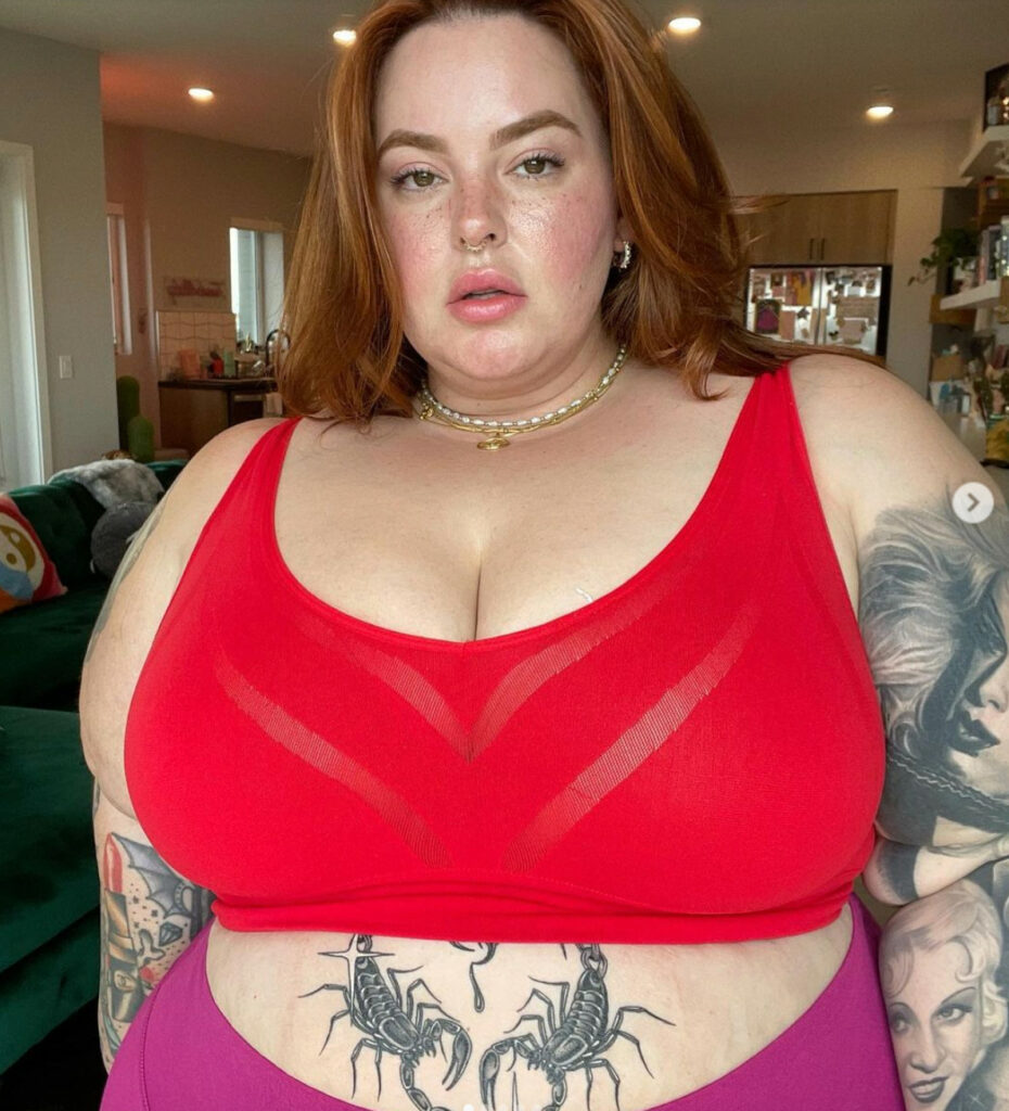 La modelo de talla grande Tess Holliday confiesa que sufre de anorexia