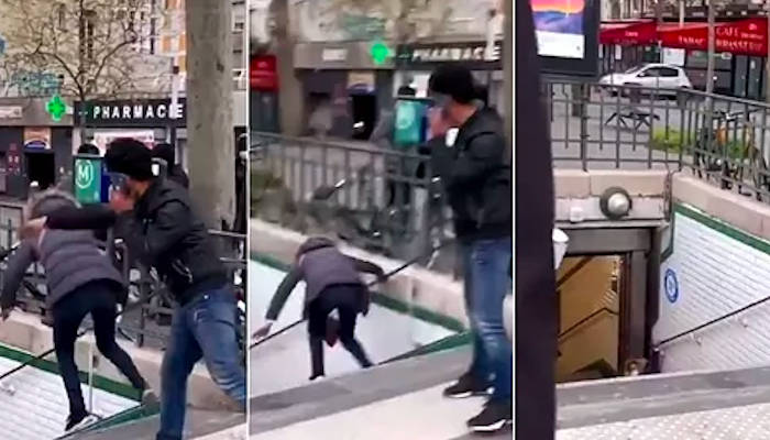 Expulsado de Francia un español que arrojó a una mujer por las escaleras del metro en París