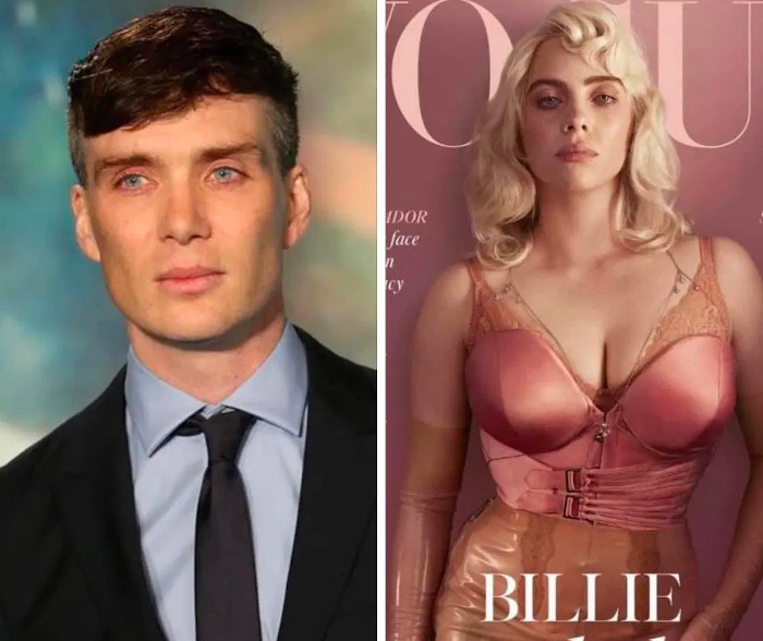 Billie Eilish es Cillian Murphy con peluca