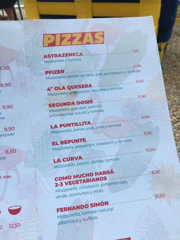 Esta pizzería ha adaptado su carta a los nuevos tiempos