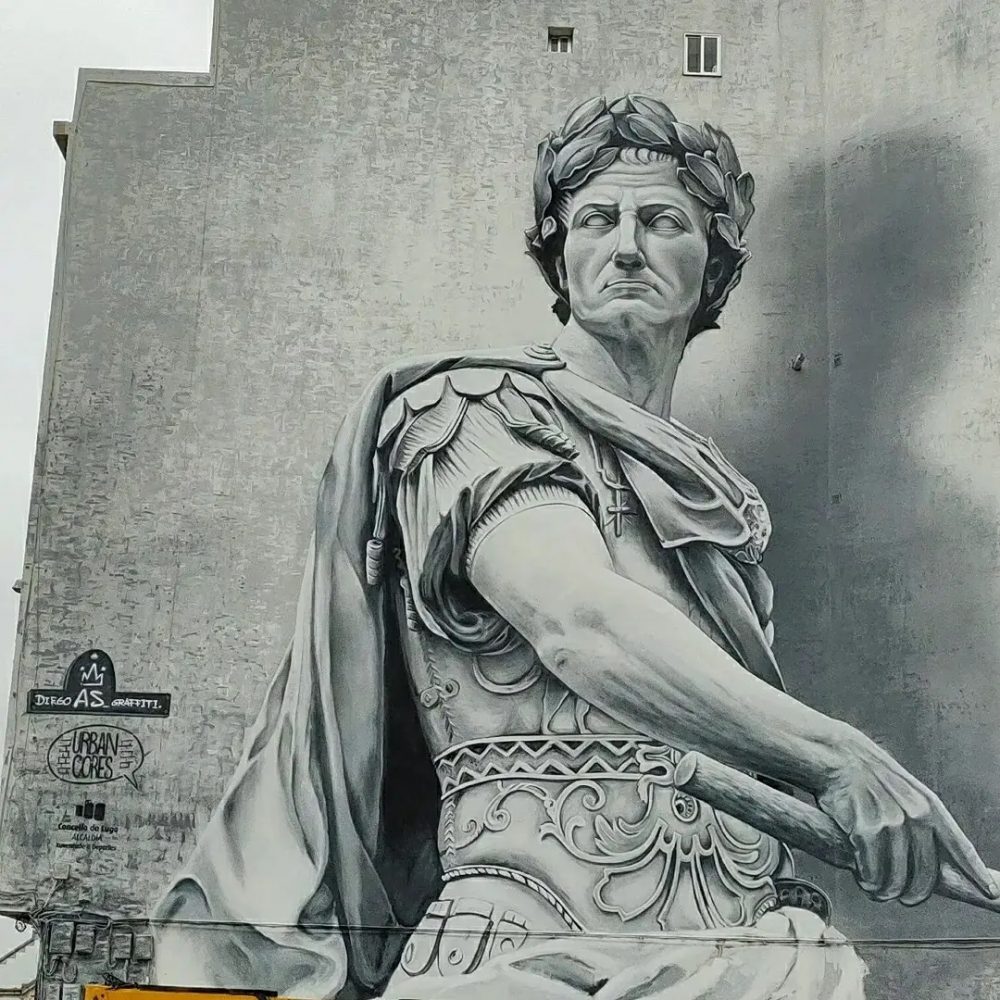 Lugo: El Julio César de Diego As, escogido el mejor graffiti del mundo en agosto