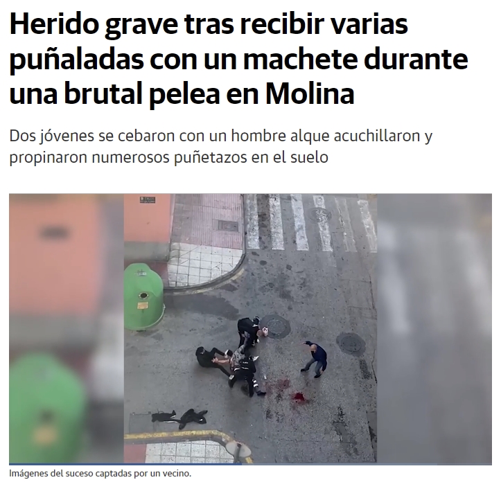 En Molina de Segura (Murcia) se ha vivido una escena de terror...