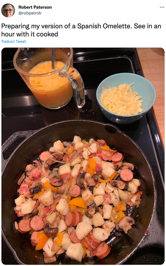 Preparando su versión de una tortilla española