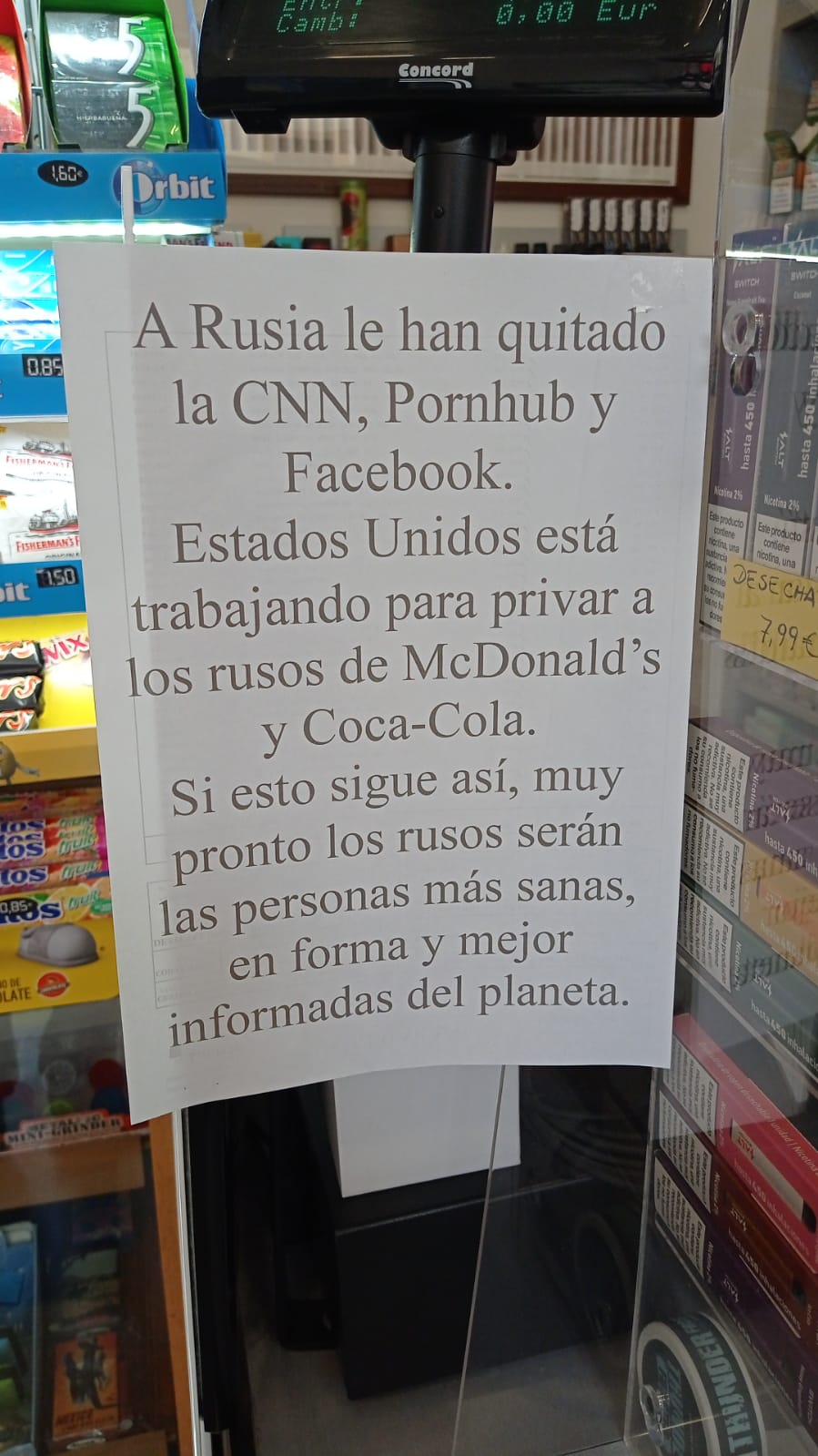 "Si esto sigue así, muy pronto los rusos serán las personas más sanas, en forma y mejor informadas del planeta"