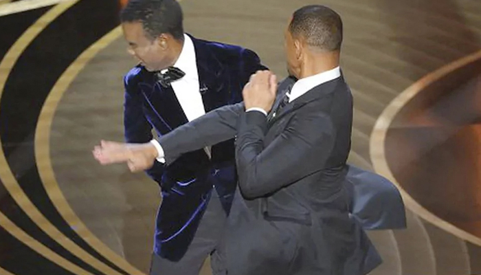 Will Smith agrede a Chris Rock en los Oscar: "Mantén el nombre de mi esposa fuera de tu p*** boca"