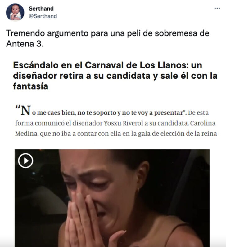 Tremendo argumento para una peli de sobremesa de Antena 3